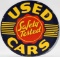 Oldsmobile Safety Tested Used Cars Porcelain Sign