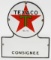 Texaco Consignee Keyhole Porcelain Sign