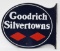 Goodrich Silvertowns Tires Porelain Flange Sign