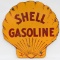 Early Shell Gasoline Porcelain Pecten Sign