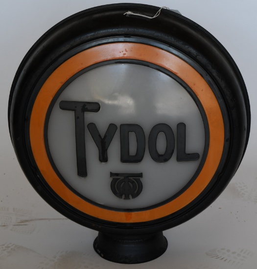 Tydol Logo 15" Cast Milk Glass Lenses