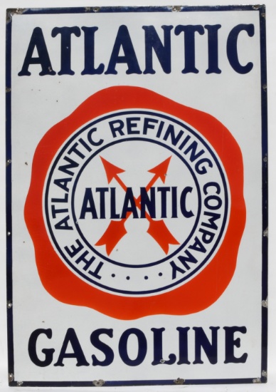 Atlantic Gasoline Porcelain Sign