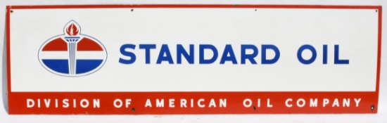 Standard American Oil Horizontal Porcelain Sign