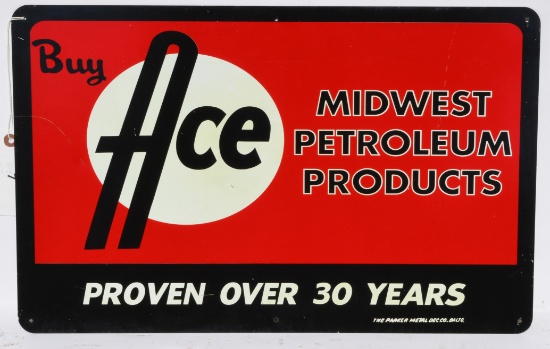 Midwest Petroleum Ace Products Tin Sign