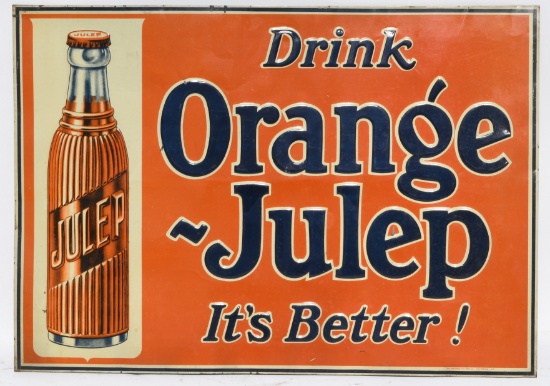 Drink Orange Julep It's Better Tin Sign
