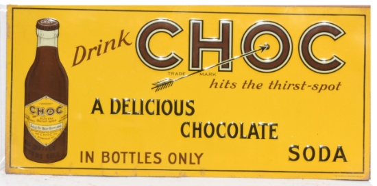 Drink Choc Soda Tin Sign