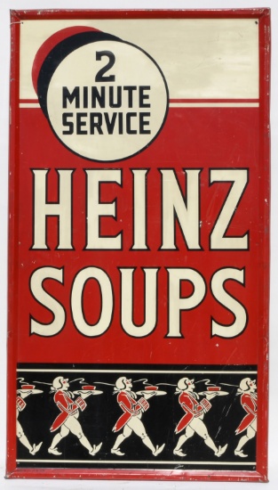 Heinz Soup 2 Minute Service Tin Sign