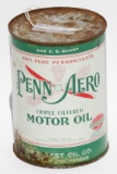 Rare Mid-West Penn Aero Motor Oil Quart Can