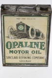 Rare Sinclair Opaline Motor Oil 1 Gallon Can