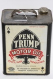 Rare Penn Trump Motor Oil 2 Gallon Can