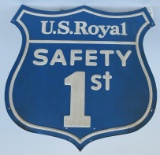 US Royal Safety 1st Tin Sign