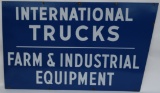 International Trucks & Farm Porcelain Sign