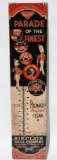 Sinclair Coal Company Tin Thermometer