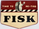 Fisk Time To Re-Tire Tin Sign