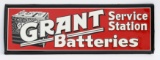 Grant Service Station BatteriesTin Sign