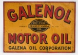 Galena Oil Galenol Motor Oil Tin Sign