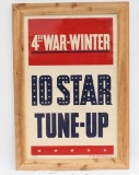 4th War-Winter 10 Star Tune Up Framed Poster