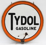 Tydol Gasoline Hanging Porcelain Sign