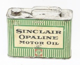 Early Sinclair Opaline Motor Oil Half Gallon Can