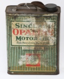 Early Sinclair Opaline Motor Oil 1 Gallon Can