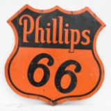 Phillips 66 Porcelain Shield Sign