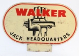 Walker Floor Jack Tin Sign