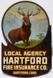 Hartford Fire Insurance Tin Flange Sign