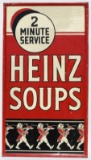 Heinz Soup 2 Minute Service Tin Sign