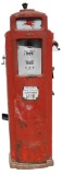 Red Bennett 371 Unrestored Gas Pump