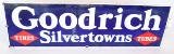 Goodrich Silvertowns Horizontal Porcelain Sign
