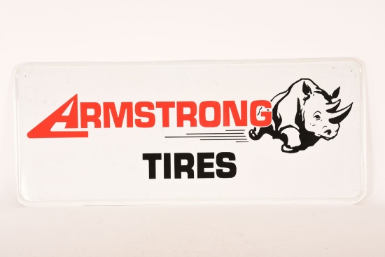 Armstrong Tires Tin Sign NOS
