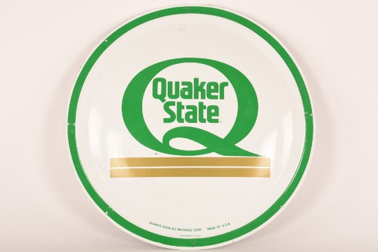 Quaker State Motor Oil Tin Sign