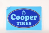 Cooper Tires Tin Sign NOS