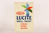 Du Pont Lucite Wall Paint Tin Sign