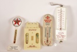 4 Small Gas & Oil Thermometers