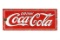 Drink Coca-Cola Horizontal Porcelain Sign