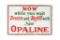 Drain And Refill With Opaline Porcelain Sign