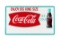Coca-Cola King Size With Fishtail Tin Sign