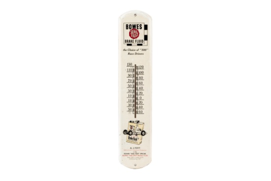 Bowes Seal Fast Tin Thermometer A.J. Foyt