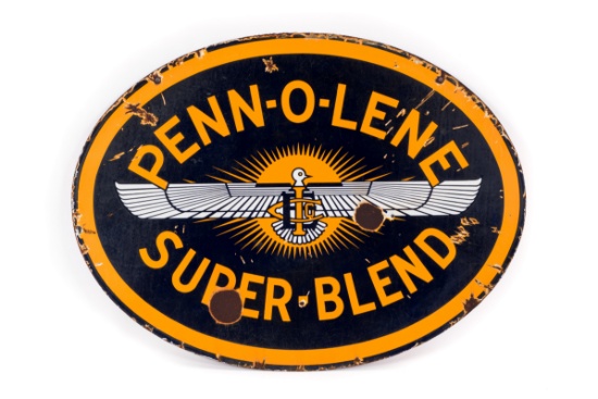 Penn-O-Lene Super-Blend Porcelain Sign