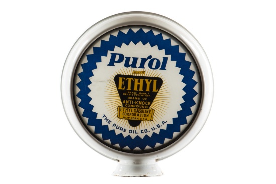 1 Purol Ethyl 15" Lens In A Porcelain Body