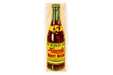 Howel's Root Beer Diecut Bottle Tin Sign