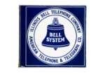 Illinois Bell Telephone Co. Porcelain Flange Sign