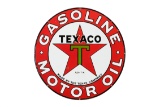 Texaco Gasoline Motor Oil Porcelain Sign