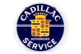 Cadillac Authorized Service Porcelain Sign