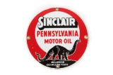 Sinclair Pennsylvania Motor Oil Porcelain PP