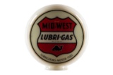 2 Mid-West Lubri-Gas Lenses On Wide Glass Body
