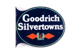 Goodrich Silvertowns Porcelain Flange Sign