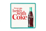 Things Go Better With Coca-Cola Tin Sign