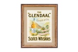 The Glendaal Scotch Whiskey Reverse Painted Glass
